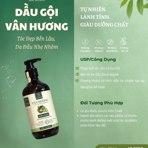 Dầu gội Vân Hương Mộc Hương (470g)
