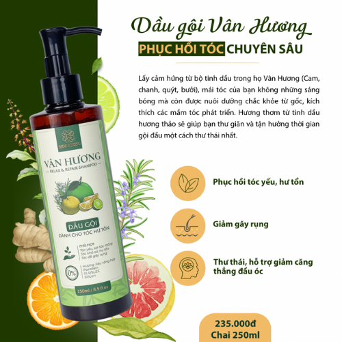 MỘC HƯƠNG - Dầu gội Vân Hương (250ml)
